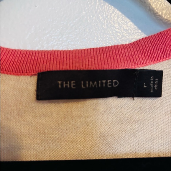 The Limited light weight cardigan in beige size large, mild wear - Picture 4 of 4